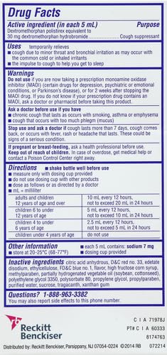Delsym Children's 12 Hr Cough Relief Liquid, Grape - Image 3
