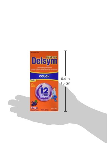 Delsym Children's 12 Hr Cough Relief Liquid, Grape - Image 5