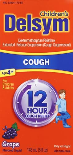 Delsym Children's 12 Hr Cough Relief Liquid, Grape - Image 2