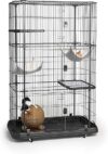 PH Prevue Hendryx Deluxe Cat Home, Black