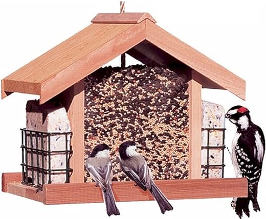 Perky-Pet Deluxe Chalet Cedar Feeder, 5.2-Pound