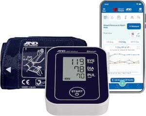 A&D Medical Deluxe Upper Arm Blood Pressure Monitor UA-651BLE