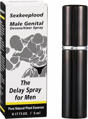 Sexkeeplood Desensitizing Delay Spray For Men, 0.17FlOz