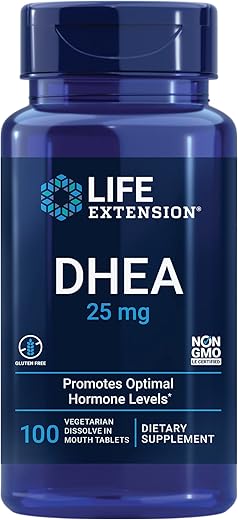 Life Extension DHEA 25 mg - Hormone Balance & Mood