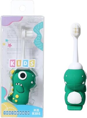 Neverfade Dinosaur Soft Wide Head Toddler Toothbrush