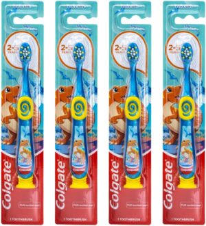 Colgate Dinosaur Toothbrush For Kids, Extra Soft