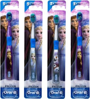 Oral-B Disney Frozen Toothbrush, Extra Soft, Pack of 4