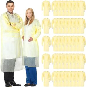 Xuhal Disposable Isolation Gowns 40 Pack PPE