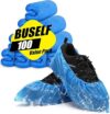 Buself Disposable Non Slip Shoe Covers – 100 Pack