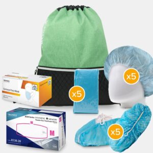 TRONEX Disposable PPE Kit Including Gloves & Masks