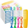 HAIFOTRVA Disposable Suction Cup Kids Toothbrush Set