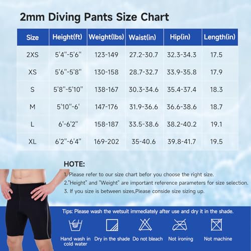 DIVE & SAIL Neoprene Wetsuit Shorts for Swimming - Image 4