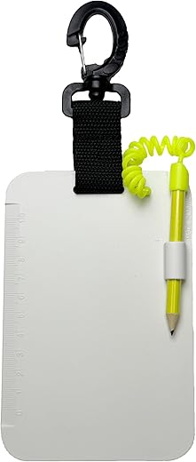 Scuba Choice Diving Slate With Clip & Pencil
