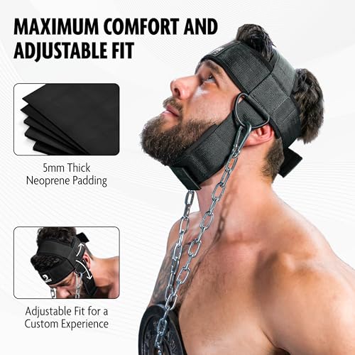 DMoose Fitness Neck Harness For Weight Lifting - Image 4