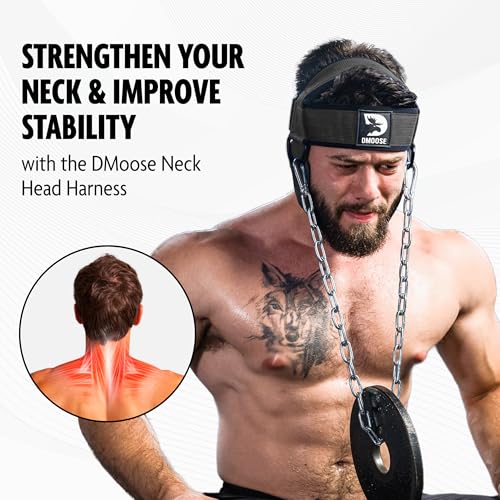 DMoose Fitness Neck Harness For Weight Lifting - Image 2