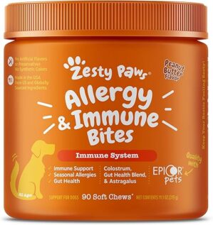 Zesty Paws Dog Allergy Relief Chews – 90ct