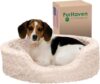 Furhaven Dog Bed With Washable Cover, Cream