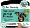 Pet Honesty Dog Breath Freshener Dental Powder