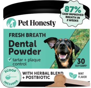 Pet Honesty Dog Breath Freshener Dental Powder