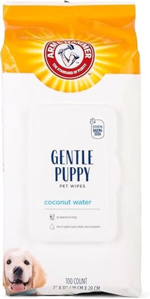 Arm & Hammer Dog Grooming Wipes – Deodorizing Pet Wipes
