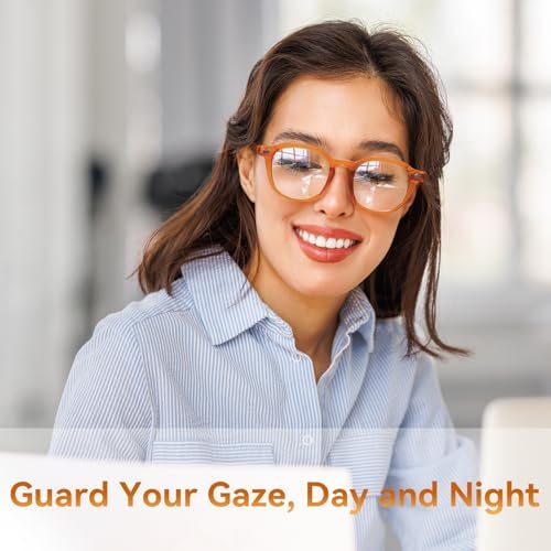 Dollger Blue Light Blocking Square Frame Glasses - Image 3