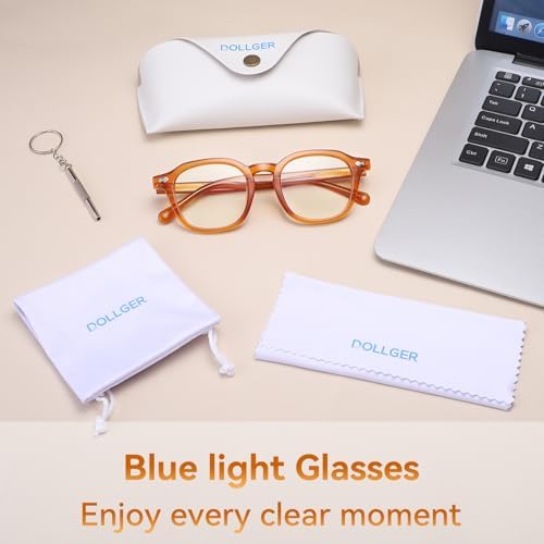 Dollger Blue Light Blocking Square Frame Glasses - Image 5