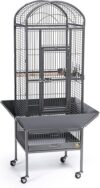 Prevue Pet Products Dometop Bird Cage, Small, Black Hammertone 34511
