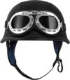 TCMT Dot Adult German Style Half Helmet