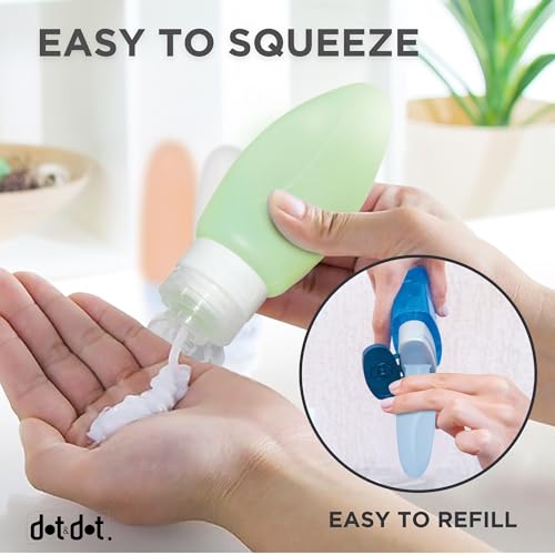 Dot&Dot Leak Proof Travel Shampoo Bottles - 3oz - Image 5