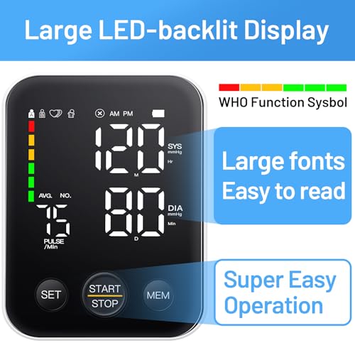DOUHAO Blood Pressure Monitor Upper Arm Machine - Image 2