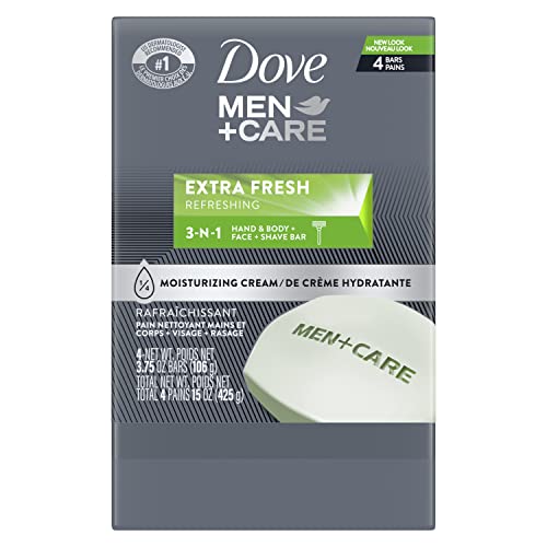 DOVE MEN + CARE Men+Care 3 In 1 Cleanser, Extra Fresh - Image 2