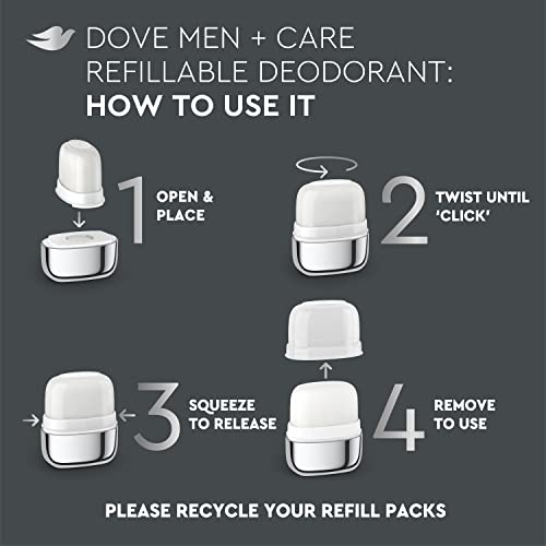 DOVE MEN + CARE Men+Care Fresh Feel Aluminum Free Deodorant 1.13 oz - Image 4