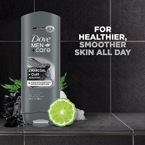DOVE MEN + CARE Men's Elements Body Wash Charcoal + Clay - Image 5