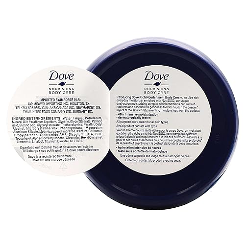 Dove Nourishing Cream For Extra Dry Skin, 3-Pack - Image 2