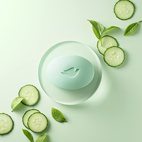 Dove Skin Care Beauty Bar Cucumber Green Tea 3.75 oz, 14 Bars - Image 4