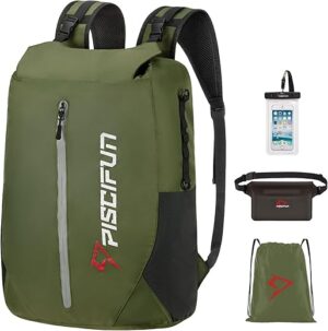 Piscifun Dry Bag Waterproof Backpack With Accessories