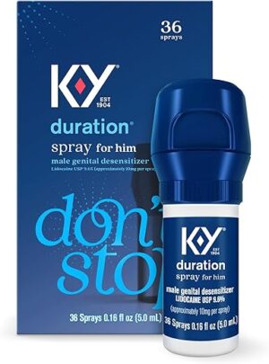 K-Y Duration Delay Spray, Numbing Climax Control