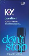 K-Y Duration Delay Spray, Numbing Climax Control Spray