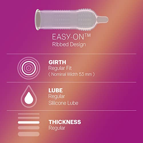 Durex Extra Ribbed Condoms For Men - 10 Count - Image 4