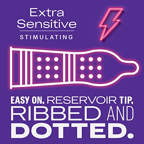 Durex Extra Sensitive Stimulating Condoms 12ct - Image 5