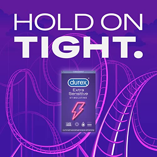 Durex Extra Sensitive Stimulating Condoms 12ct - Image 2