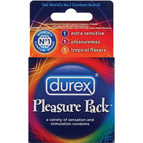Durex Pleasure Pack Assorted Condoms, 3 Count - Image 2