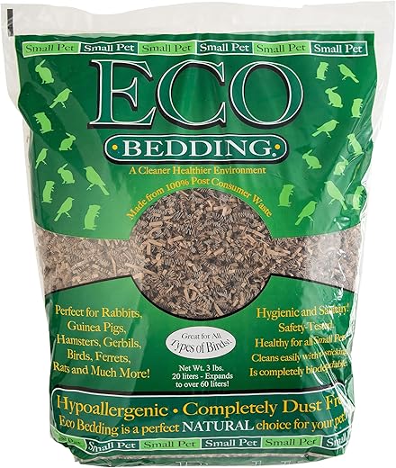 ECO BEDDING Dust-Free Paper Bedding, Eco Natural, 1.5L