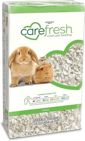 Carefresh Dust-Free White Paper Pet Bedding, 23 L