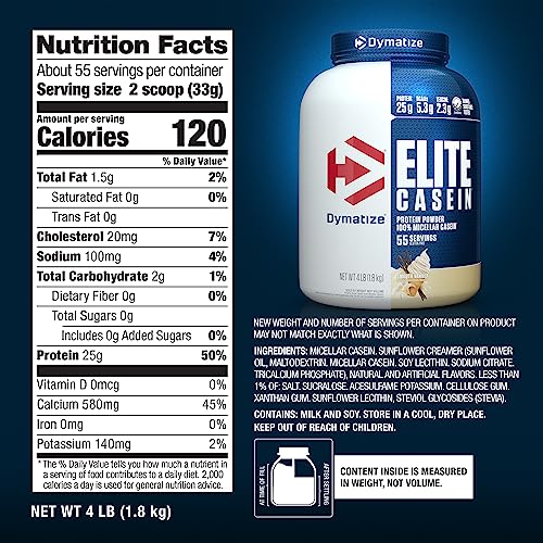 Dymatize Elite Casein Protein Powder, Slow Absorbing - Image 5