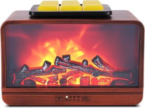 SPGHOME Dynamic Flame Fireplace Wax Melt Warmer