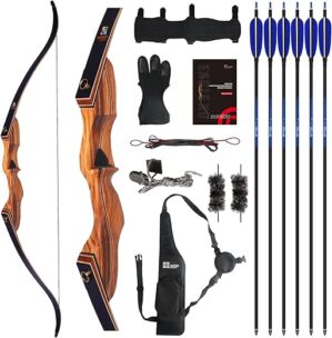 sanlida Eagle X9 58” RTH Hunting Recurve Bow Set