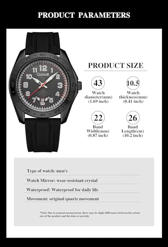 EAJOMIN Stylish Men's Waterproof Analog Watch - Image 5