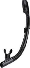 AQUA A DIVE SPORTS Easy Breath Dry Snorkel With Silicone Mouthpiece