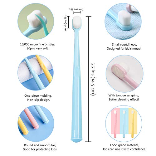 EasyHonor Toddler Toothbrush Extra Soft Bristle (6Pcs) - Image 2